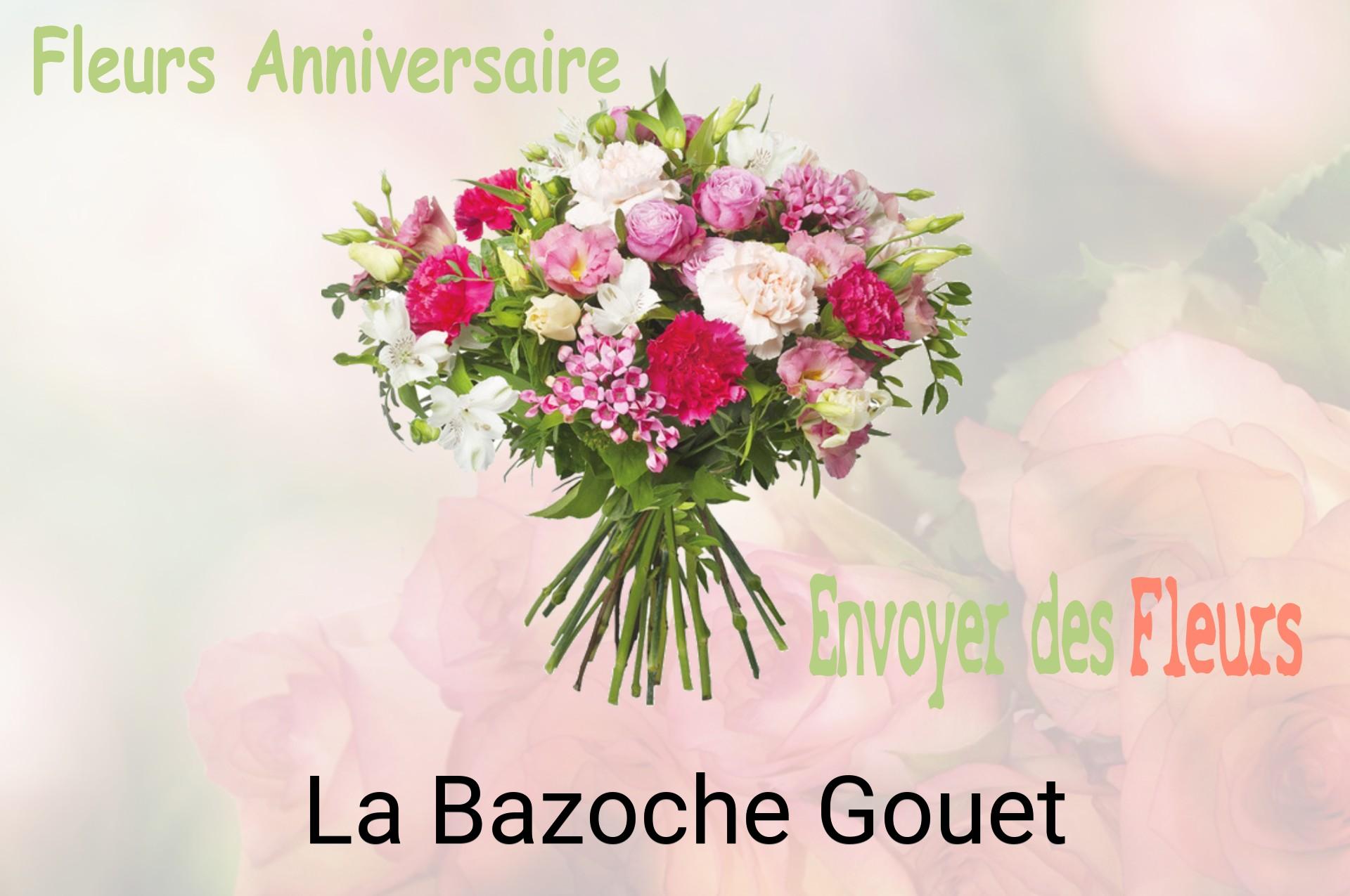 Bouquet de fleurs d’anniversaire livré à La Bazoche-Gouet