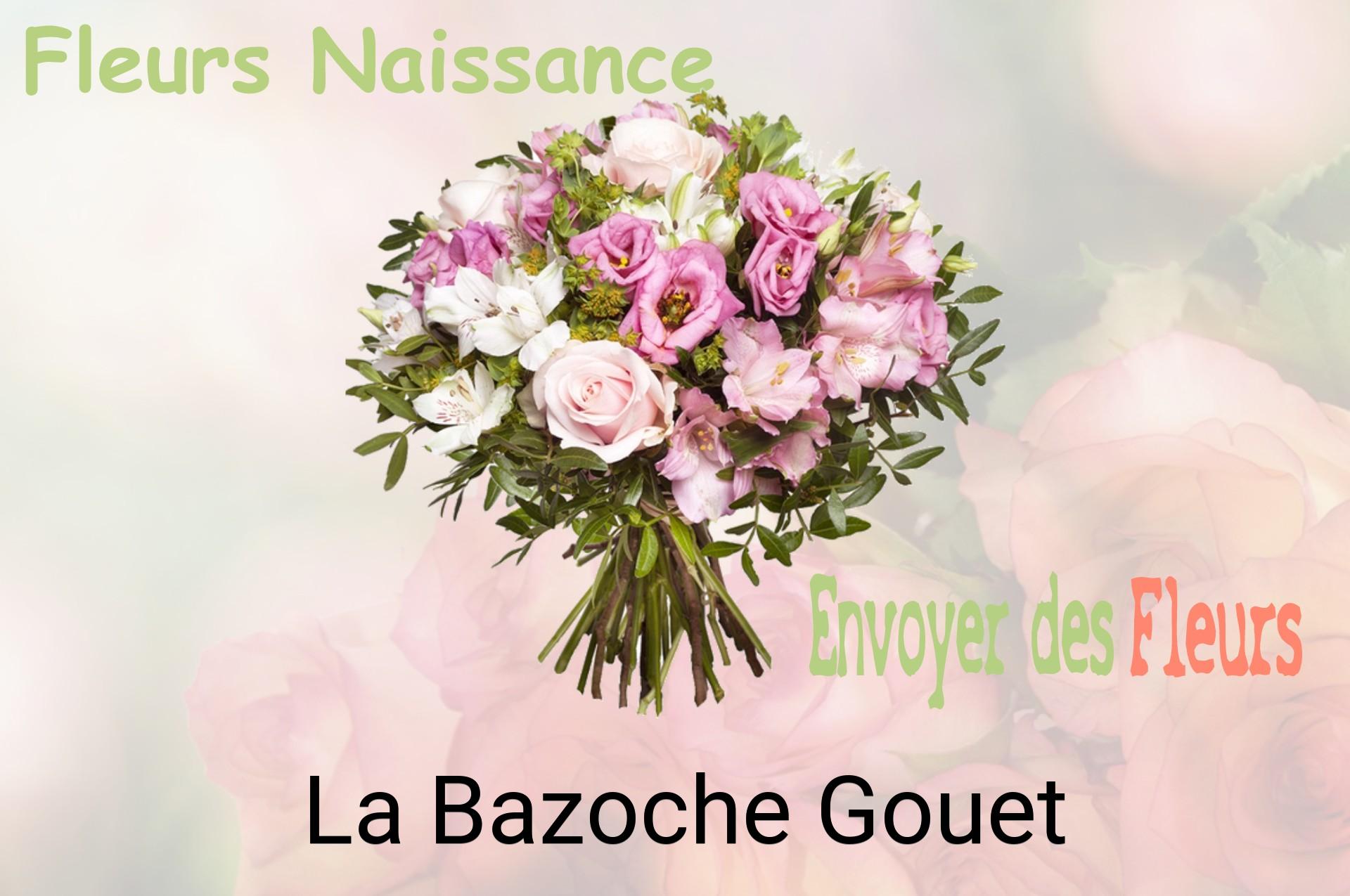 Bouquet de fleurs de naissance livré à La Bazoche-Gouet